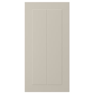STENSUND beige cabinet door, classic design, lacquered fiberboard.