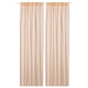 Option: TERESIA Sheer curtains, 1 pair, orange/with rod pocket, 145x300 cm