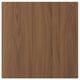 TISTORP Door, brown walnut effect, 60x60 cm