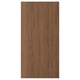 TISTORP Door, brown walnut effect, 60x120 cm