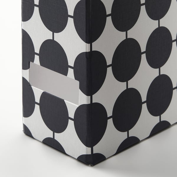 TJENA Magazine file, white black/dotted