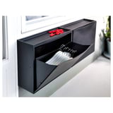TRONES Shoe cabinet/storage, black, 52x18x39 cm
