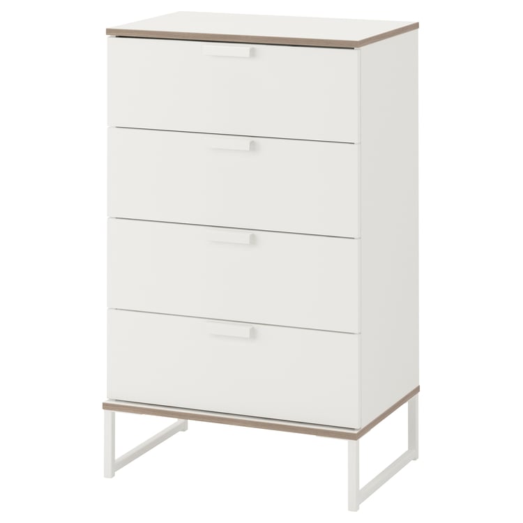 TRYSIL Chest of 4 drawers, white/light grey, 60x99 cm IKEA