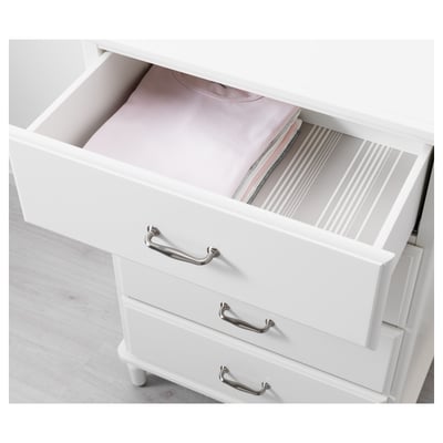 TYSSEDAL Chest of 4 drawers, white, 67x102 cm