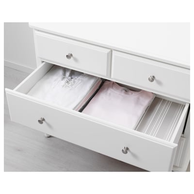 TYSSEDAL Chest of 4 drawers, white, 87x76 cm