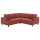 UPPÅKRA Modular corner sofa, 3-seat, Samsala brown-red