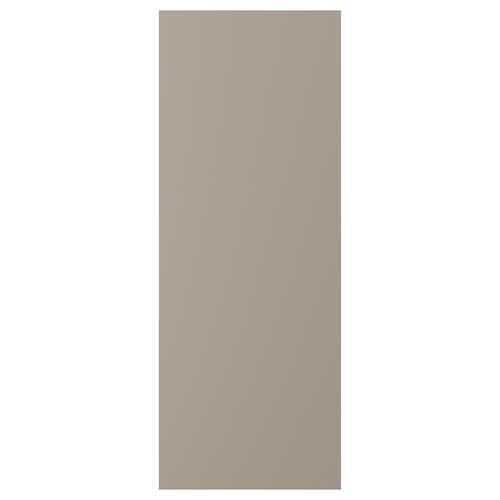 Beige UPPLÖV cover panel, rectangular, made of recycled wood and plastic.