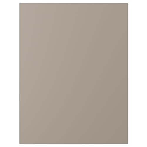 Matt beige UPPLÖV cover panel, square, made of recycled materials.
