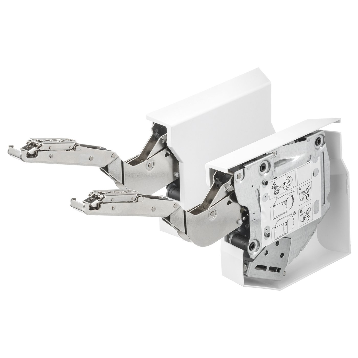 Utrusta Small Hinge For Horizontal Door White Ikea