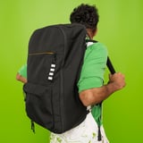 VÄRLDENS Travel back pack, black, 33x17x55 cm/36 l