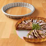 VARDAGEN Pie dish, silver-colour, 31 cm/1.8 l