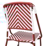 VASSHOLMEN Chair, in/outdoor, red/white