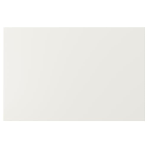 VEDDINGE white sleek, modern kitchen cabinet.