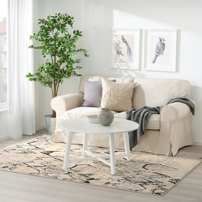 VERNINGE Rug, low pile, multicolour, 160x235 cm