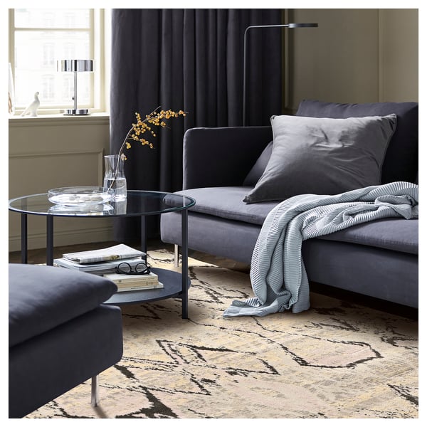 VERNINGE Rug, low pile, multicolour, 160x235 cm