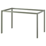 A VIHALS green metal table frame, rectangular and minimalist, made of powder-coated steel.