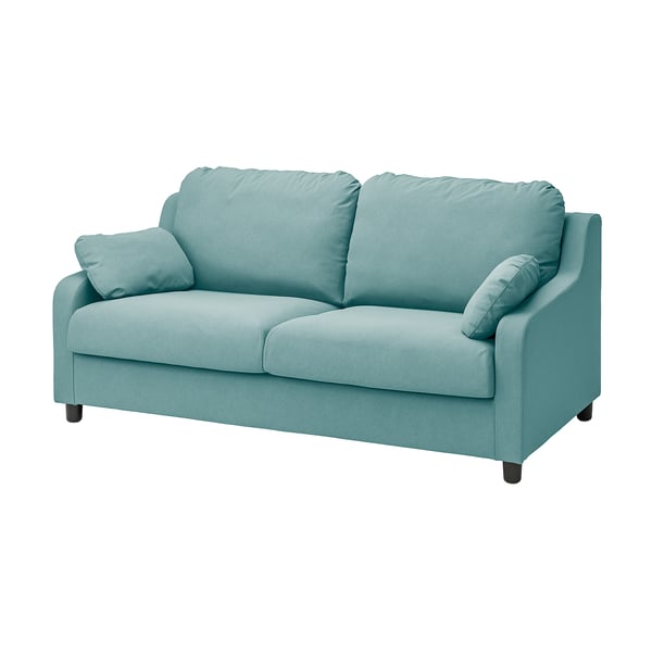 VINLIDEN 3-seat sofa, Hakebo light turquoise