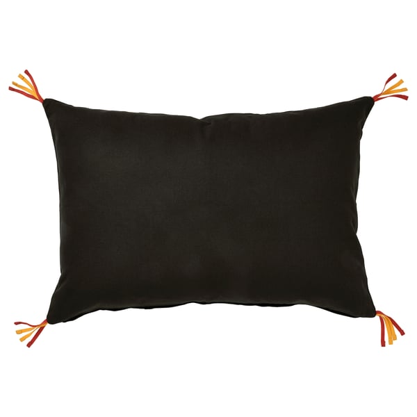 VINTERFINT cushion cover, black, 40x58 cm IKEA