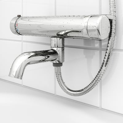 VOXNAN Thermostatic bath/shower mixer, chrome-plated, 150 mm