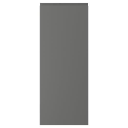 VOXTORP dark grey kitchen cabinet with sleek design and integrated handles.