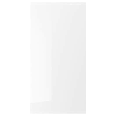 VOXTORP Door, high-gloss white, 60x120 cm