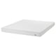 An ÅBYGDA white foam mattress, rectangular, and medium-firm with a textured surface.