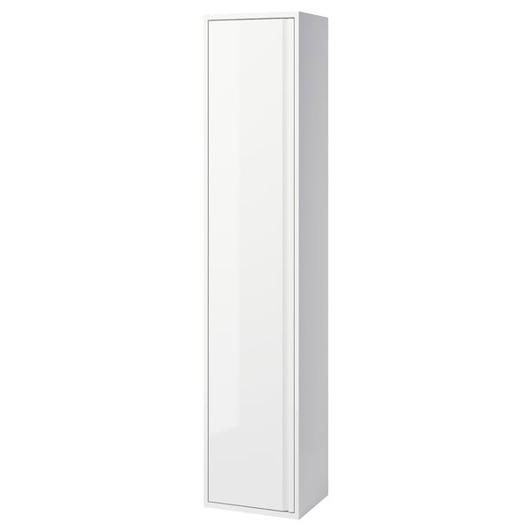 ÄNGSJÖN armario alto con puerta, alto brillo blanco, 40x35x195 cm - IKEA