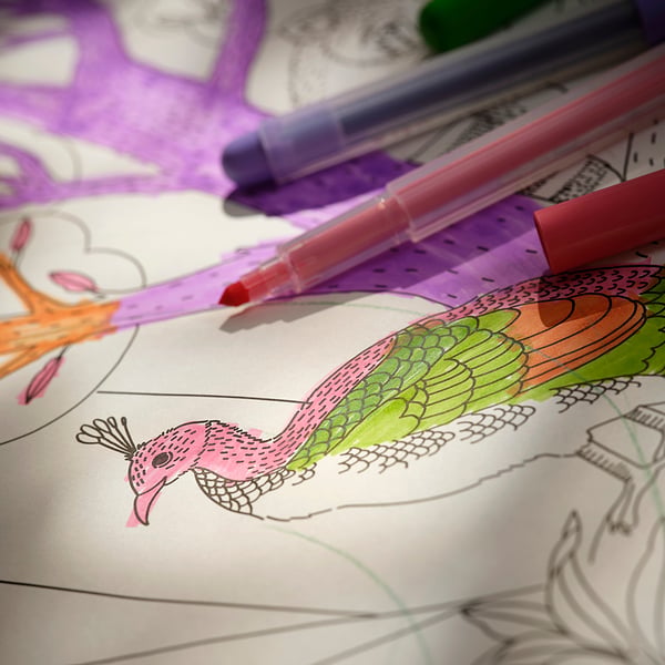 ALPTALL Colouring paper roll, The Himalayas, 8 m