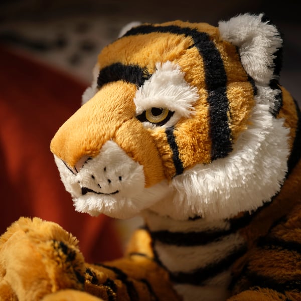 ALPTALL Soft toy, Bengal tiger/striped light orange, 60 cm