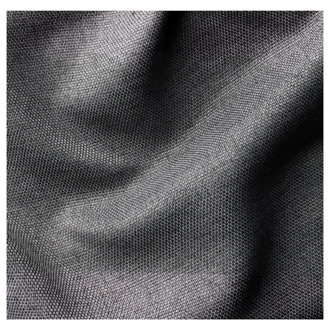 ANNAKAJSA room darkening curtains, 1 pair, grey/with heading