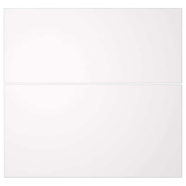 White rectangular fiberboard with acrylic and polyester paint, plain design.