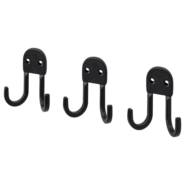 ÅRSJÖN Double hook, black