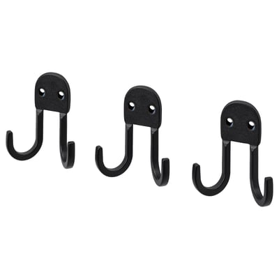 ÅRSJÖN Double hook, black