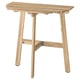 ASKHOLMEN light wood foldable balcony table, rectangular, sturdy and stylish.