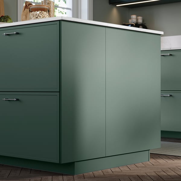 ASPUDDEN Cover panel, dark grey-green, 62x80 cm