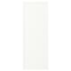 ASPUDDEN: white, rectangular, minimalist cabinet. Made of particleboard, fibreboard with plastic edging and foil. Simple, clean design.