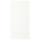 ASPUDDEN: white storage box, plastic and particleboard, rectangular, simple design.
