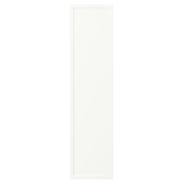 ASPUDDEN cabinet, white, rectangular, simple design, made from particleboard, fibreboard, plastic edging and foil.