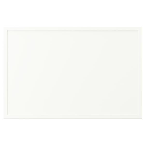 ASPUDDEN kitchen cabinet, white, rectangular, thin frame design, particleboard and foil.