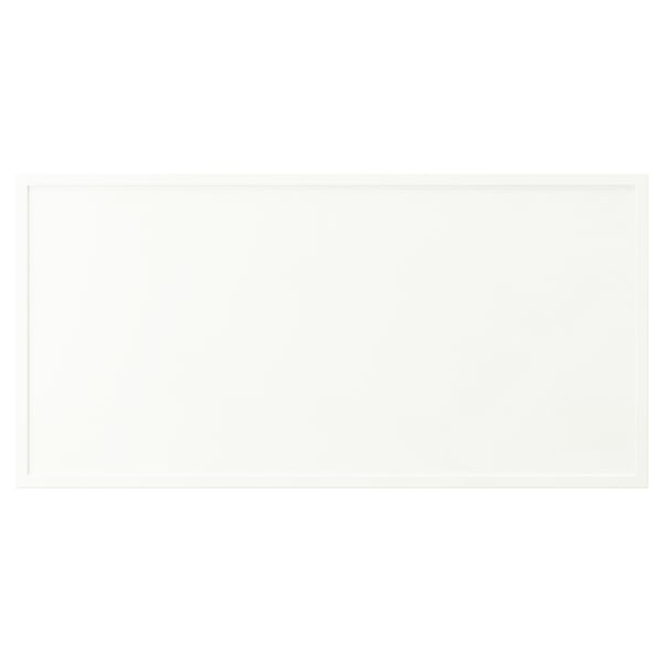 ASPUDDEN filing cabinet, white, rectangular, particleboard & fibreboard, plastic edges.