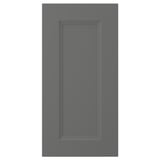 AXSTAD dark grey kitchen door, modern classic design with inset panel, recycled plastic foil surface for durability and ease of cleaning.