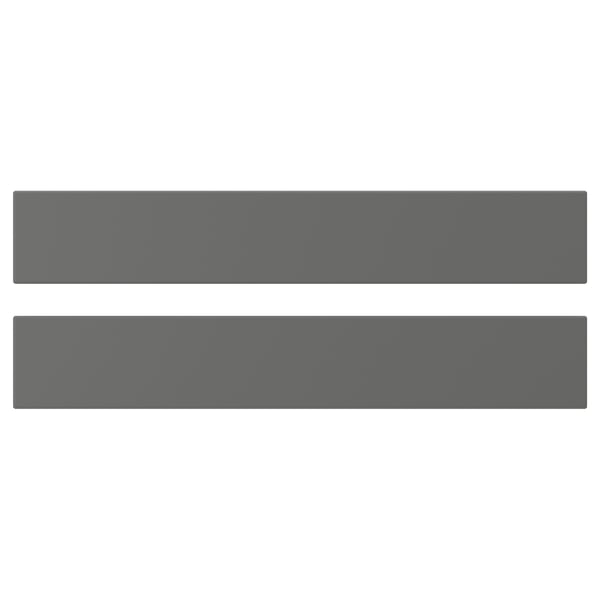 Two dark grey, rectangular panel designs, close together, modern and simple.