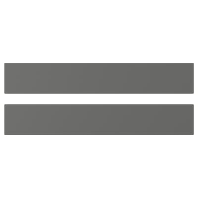 Two dark grey, rectangular panel designs, close together, modern and simple.