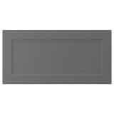 AXSTAD drawer: dark grey, rectangular, modern/traditional design with inset panel.