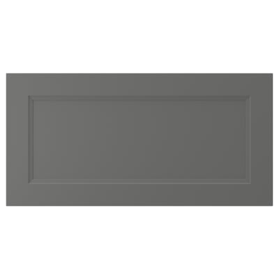 AXSTAD drawer: dark grey, rectangular, modern/traditional design with inset panel.