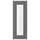 Option: Dark grey AXSTAD kitchen cabinet with glass inset panel.