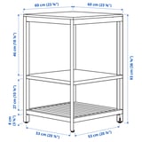 Illustration with measurements for the product: BÅTSKÄR.