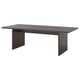 BERGSHYTTAN Table, dark brown ash veneer, 240x93 cm