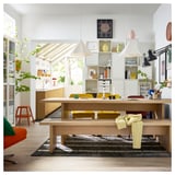 BERGSHYTTAN Table, tinted effect birch veneer, 240x93 cm
