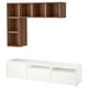 BESTÅ tv unit, mix of open/closed shelves, modern style